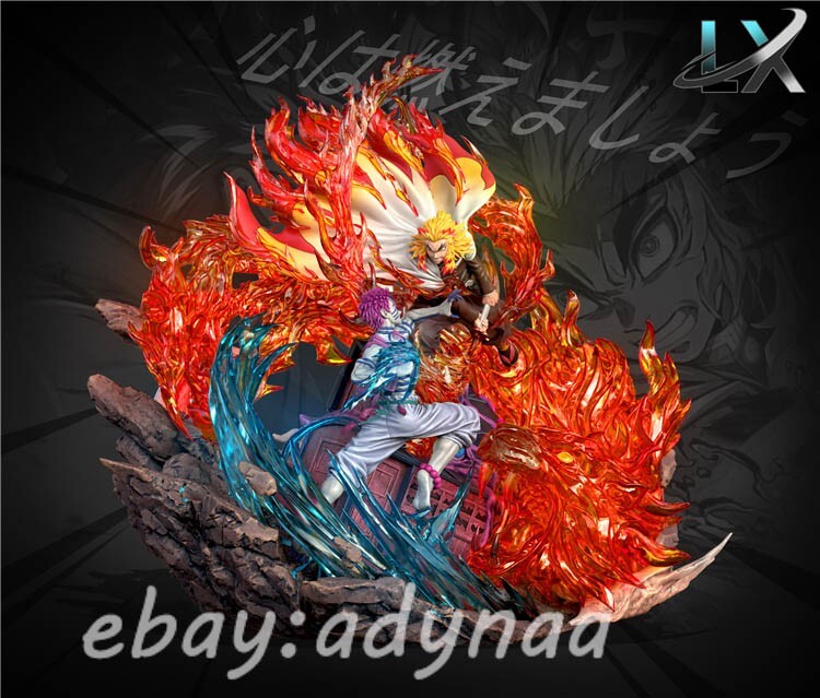LX Studio Demon Slayer Rengoku Kyoujurou VS Akaza Resin Statue In Stock LX Studio Demon Slayer Rengoku Kyoujurou VS Akaza Resin Statue In Stock