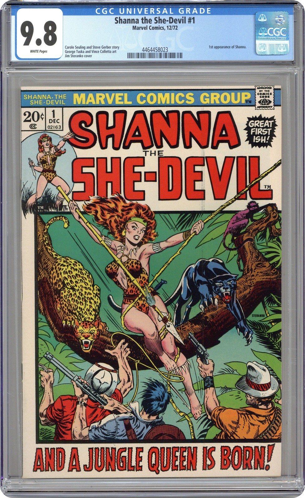 Shanna The She-Devil #1 CGC 9.8 1972 4464458023 Shanna The She-Devil #1 CGC 9.8 1972 4464458023