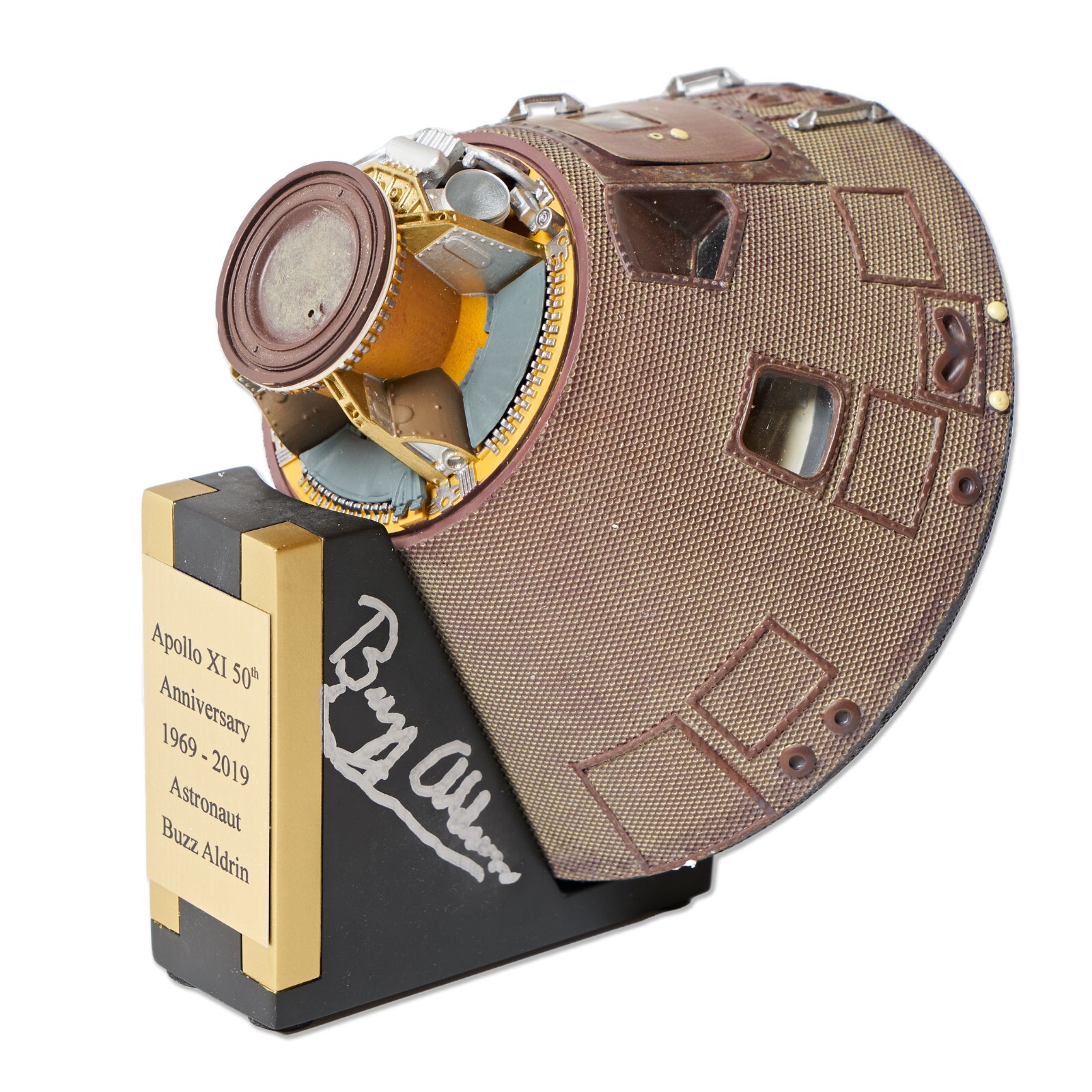 Buzz Aldrin Signed Apollo 11 Command Module Model With Buzz Aldrin's COA Buzz Aldrin Signed Apollo 11 Command Module Model With Buzz Aldrin's COA