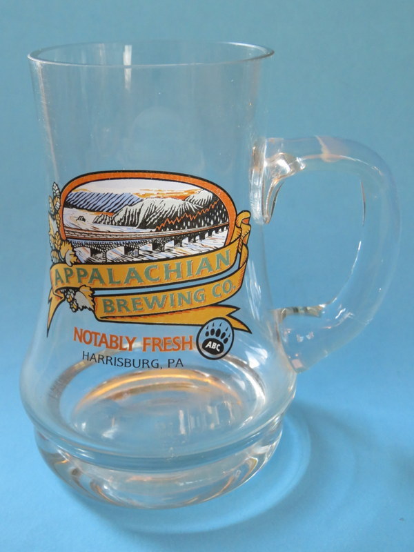 BEER Glass ~ Brewed by Appalachian Brewing Company (PA) Harrisburg, Pennsylvania
