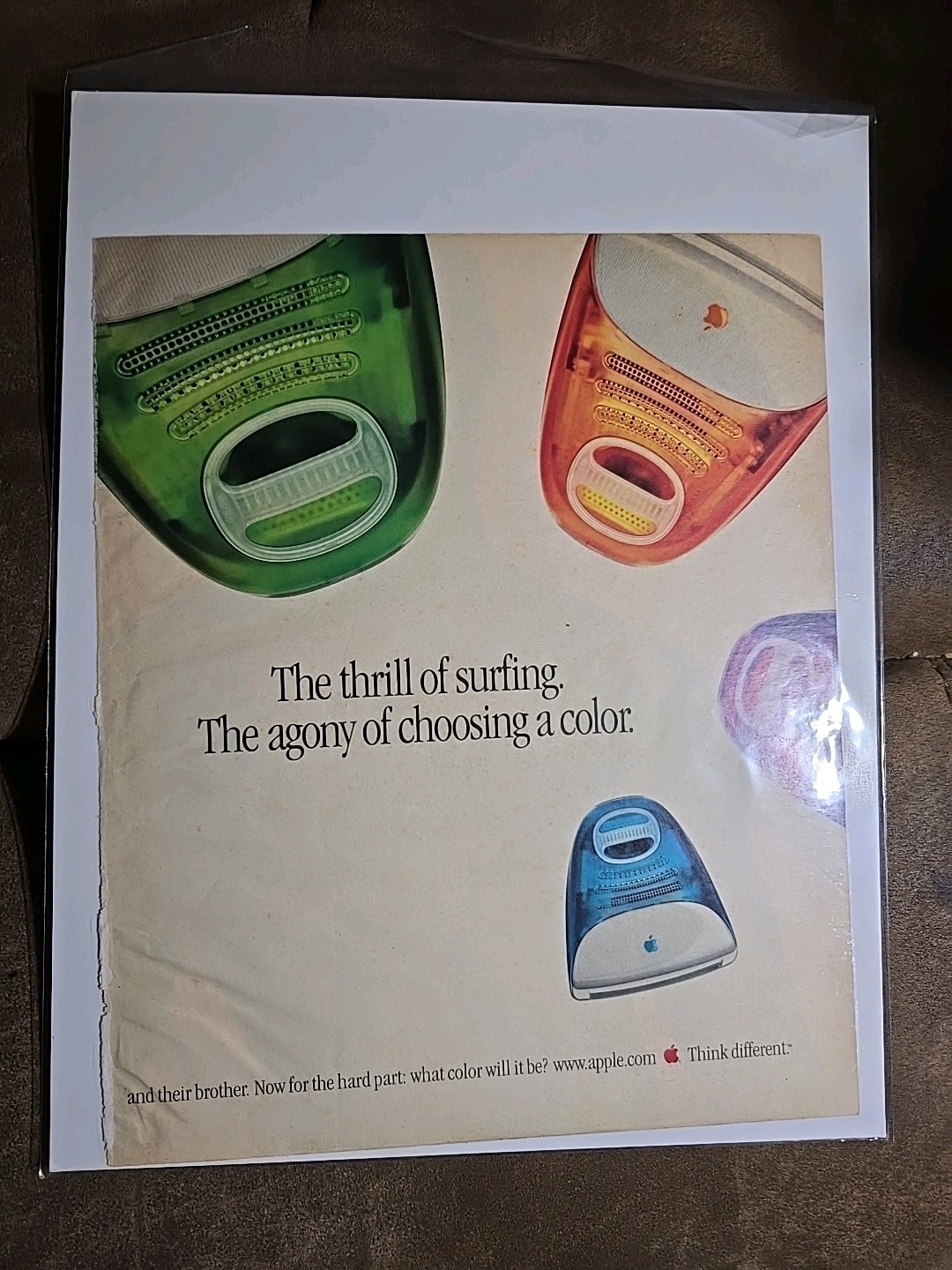 Vintage Apple Imac Pc Magazine Ad Clipping 90s Computers Y2k