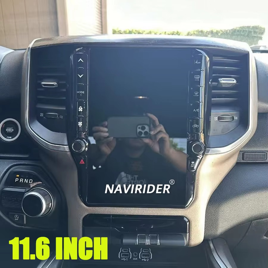 Big Qled Screen Stereo Navigation For Dodge Ram 2019 - 2023 Android Media Video Big Qled Screen Stereo Navigation For Dodge Ram 2019 - 2023 Android Media Video