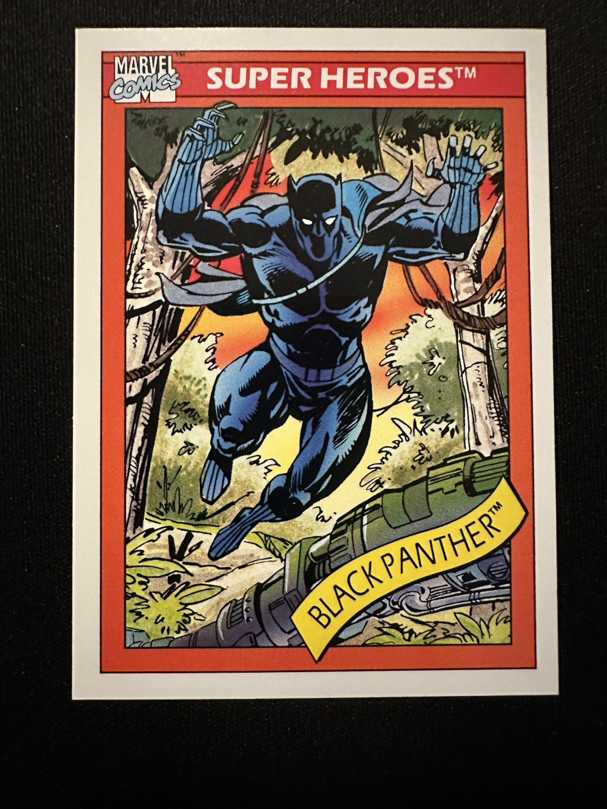 1990 Impel Marvel Universe Black Panther Super Heroes #20 Rookie SP / SSP