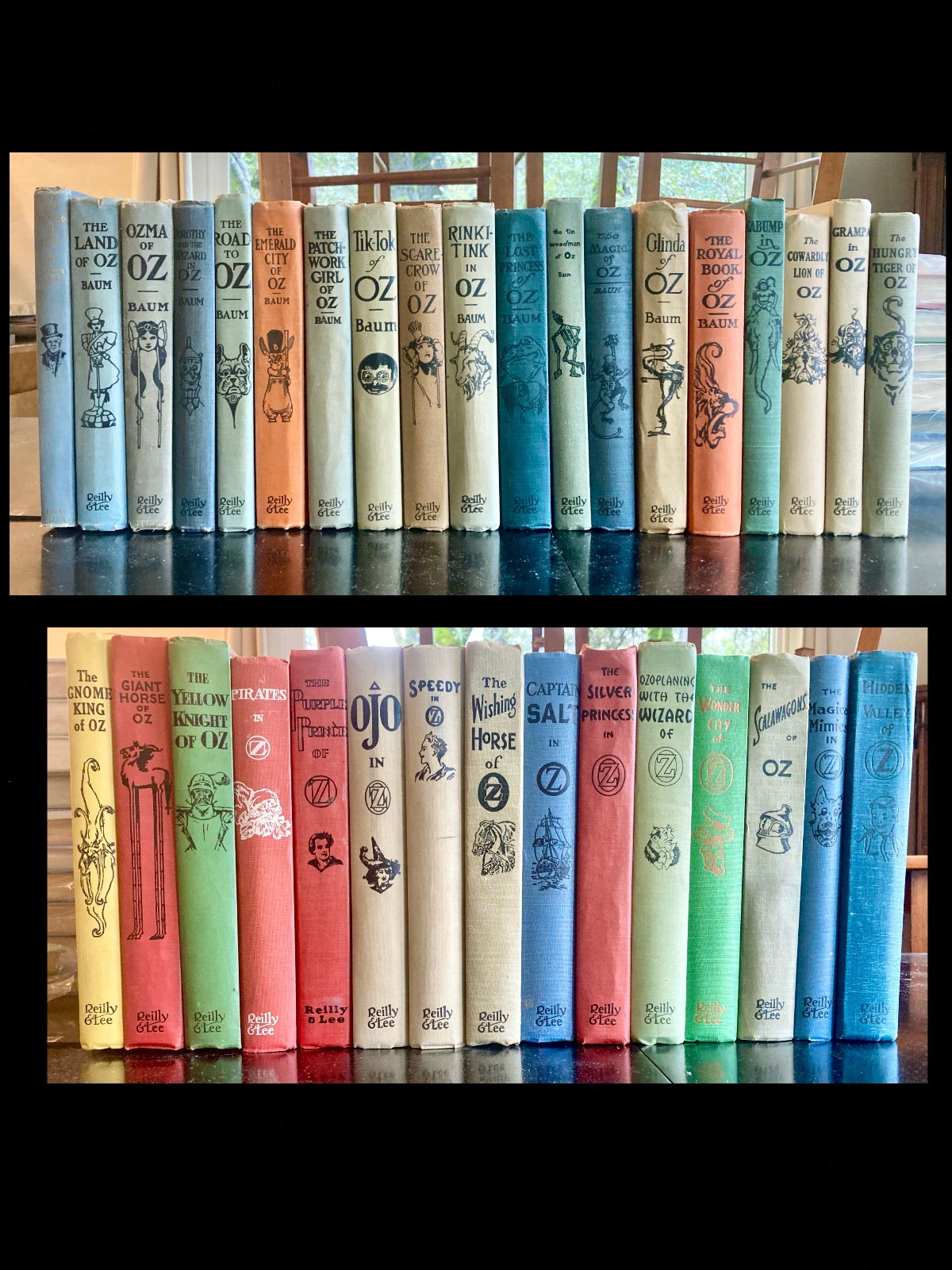 The Wizard of Oz book Collection - 34 Books - Reilly & Lee - Good Condition