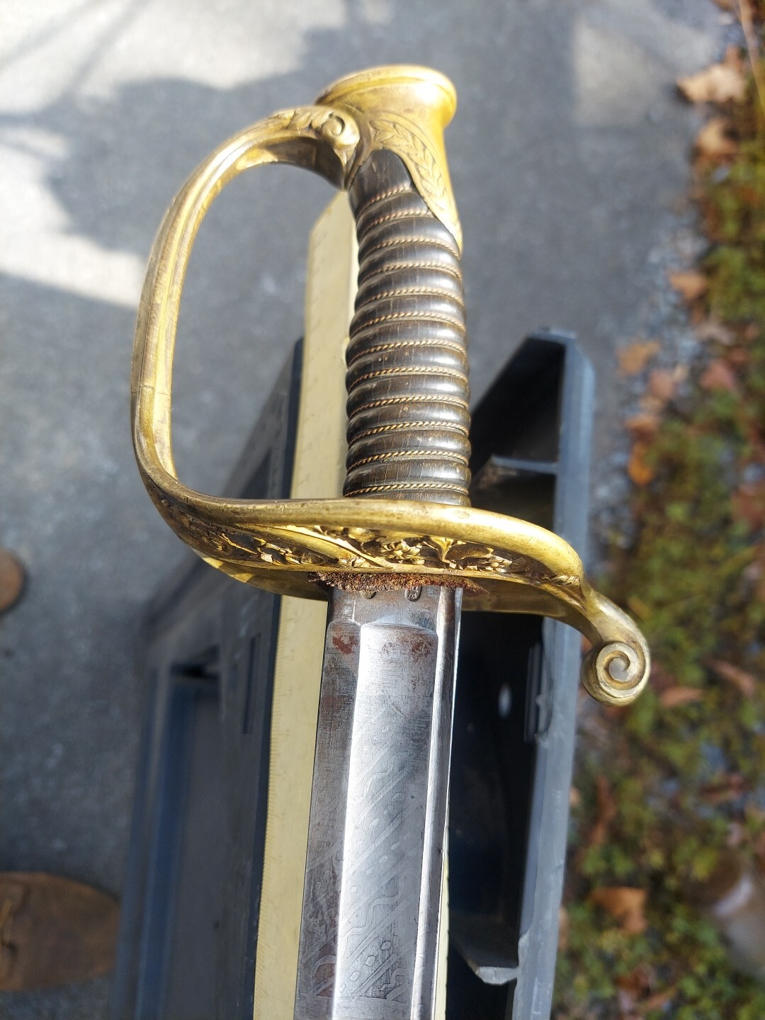 Confederate Naval Sword from the Tennessee Ironclad Confederate Naval Sword from the Tennessee Ironclad