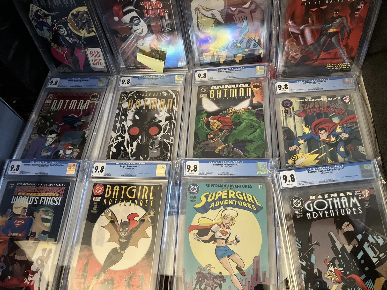 Complete CGC 9.8 Set Of 24 Bruce Timm Animated Series/ Adventures Covers Batman
