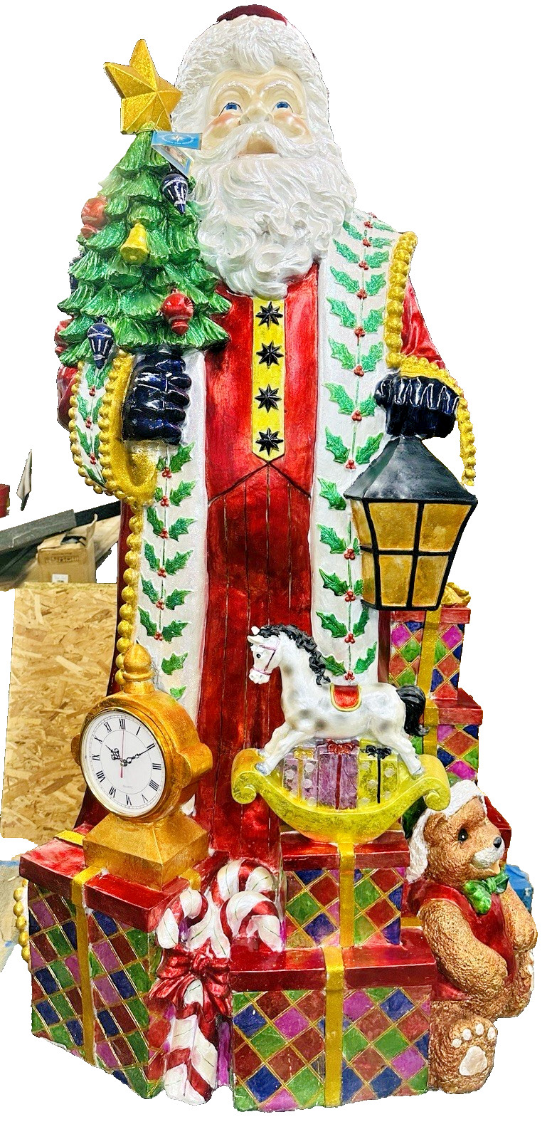 Christopher  Radko Santa Room Centerpiece.  5’ Tall x 30