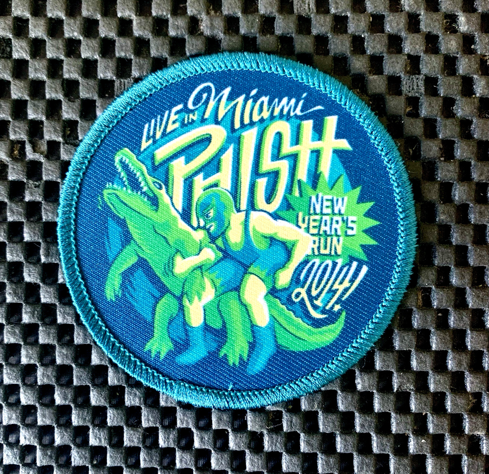 PHISH LIVE MIAMI NEW YEAR'S RUN 2014 PRINTED SEW ON PATCH CONCERT JAM 3 PHISH LIVE MIAMI NEW YEAR'S RUN 2014 PRINTED SEW ON PATCH CONCERT JAM 3