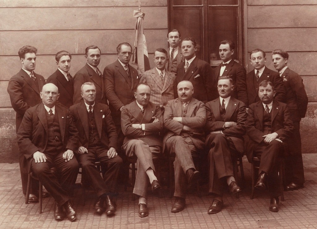 ORIGINAL 1929 PHOTO - BENITO MUSSOLINI WITH ENTOURAGE - LEMBERG, LEOPOLI POLONIA ORIGINAL 1929 PHOTO - BENITO MUSSOLINI WITH ENTOURAGE - LEMBERG, LEOPOLI POLONIA