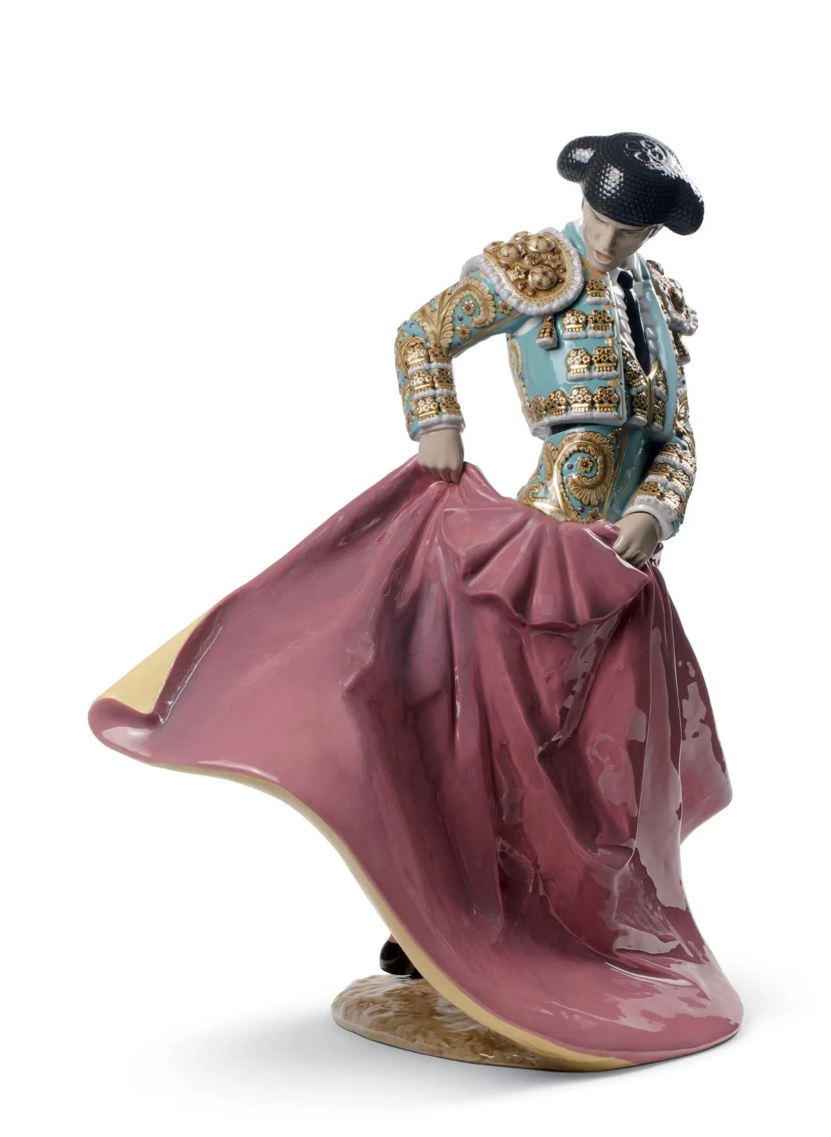 Lladro Matador Man Green Outfit High Porcelain Sculpture Limited 250 01008730 Lladro Matador Man Green Outfit High Porcelain Sculpture Limited 250 01008730