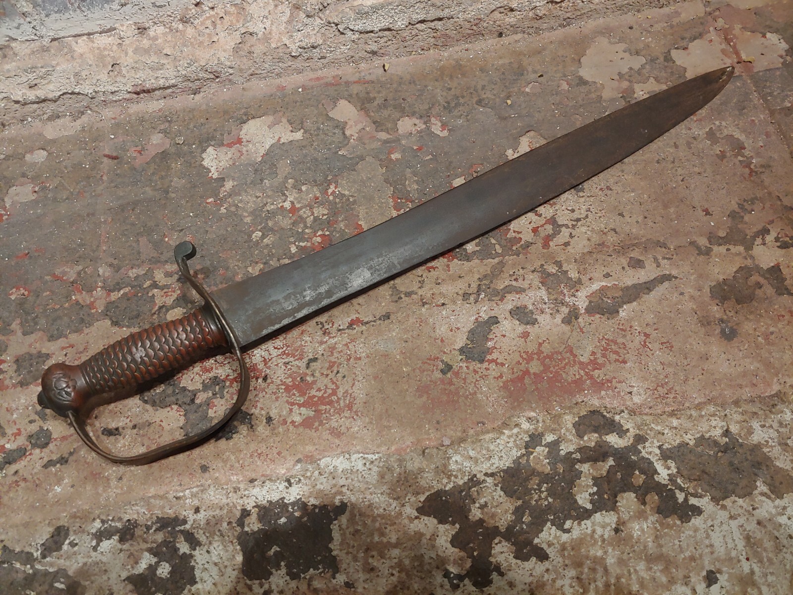 Confederate Naval Cutlass -Original 1861 US Civil War Short Sword-Rare Confederate Naval Cutlass -Original 1861 US Civil War Short Sword-Rare