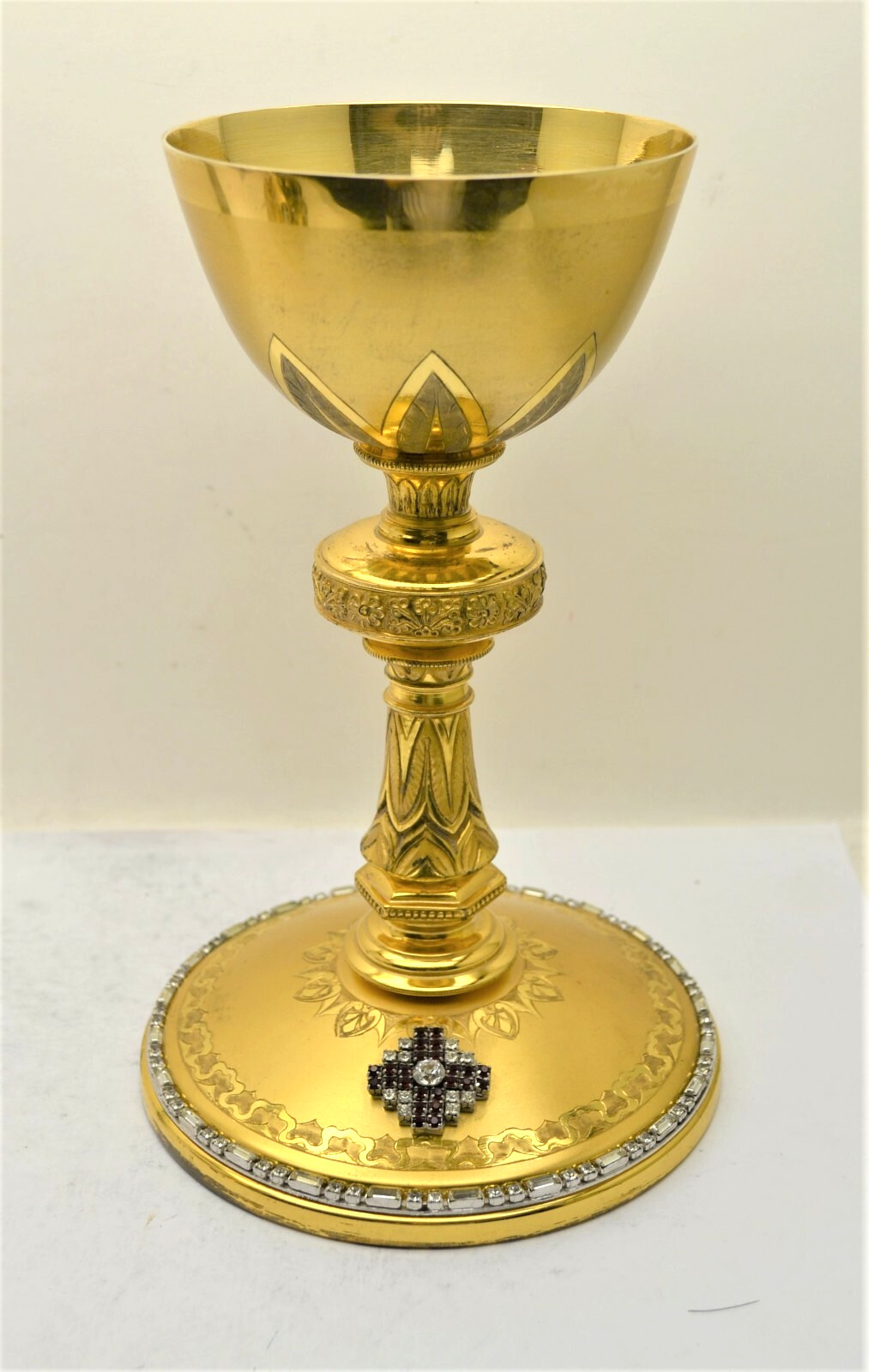 + Old Antique Sterling Silver Chalice by 'Ecclesiastical Art Co' + 9