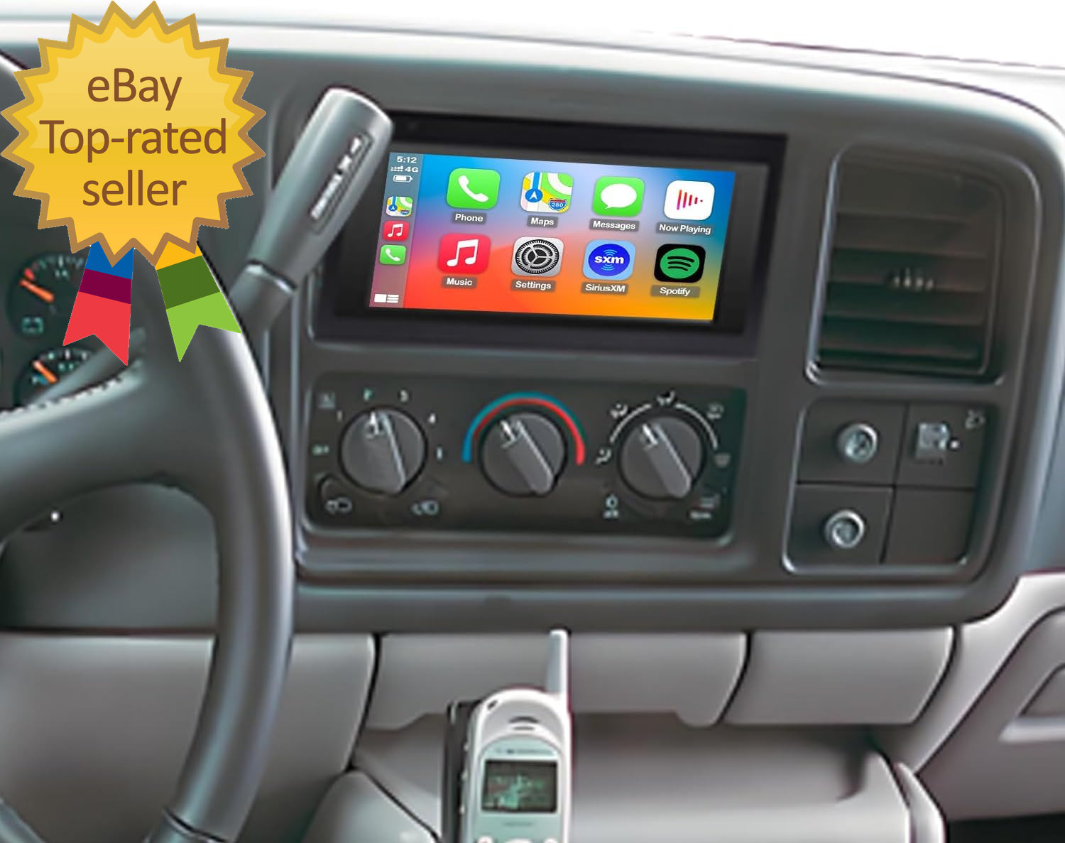 QLED Radio for Chevy GMC Buick Cadillac 1995 1996 1997 1998 1999