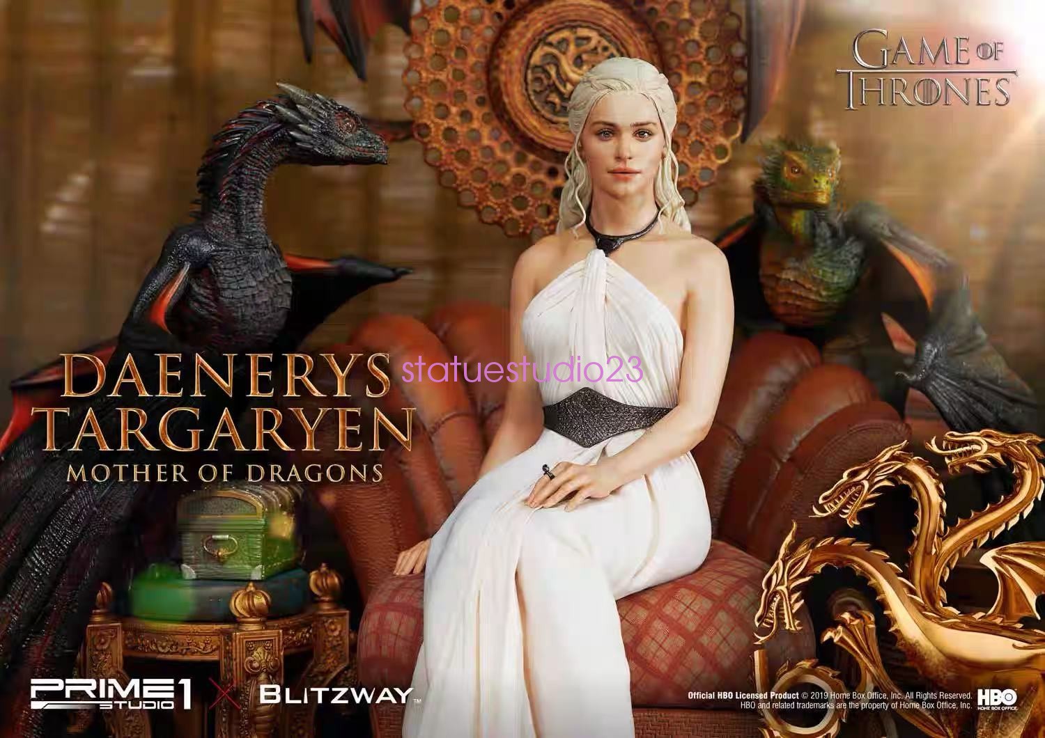 Prime 1 Studio x Blitzway 1/4 Daenerys UPMGOT-01 Statue in Stock Prime 1 Studio x Blitzway 1/4 Daenerys UPMGOT-01 Statue in Stock