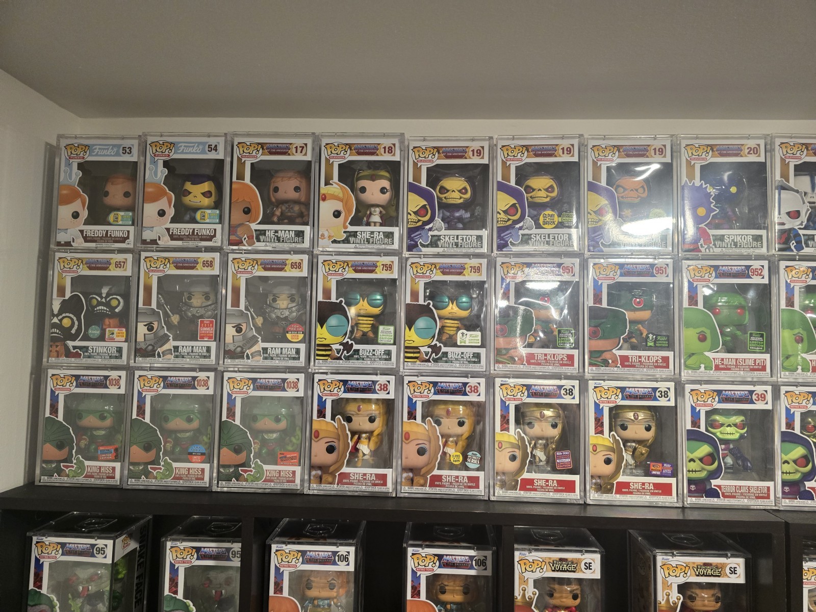 Complete Masters Of The Universe Set He-man Skeletor GITD Disco Funko Pop Orko Complete Masters Of The Universe Set He-man Skeletor GITD Disco Funko Pop Orko
