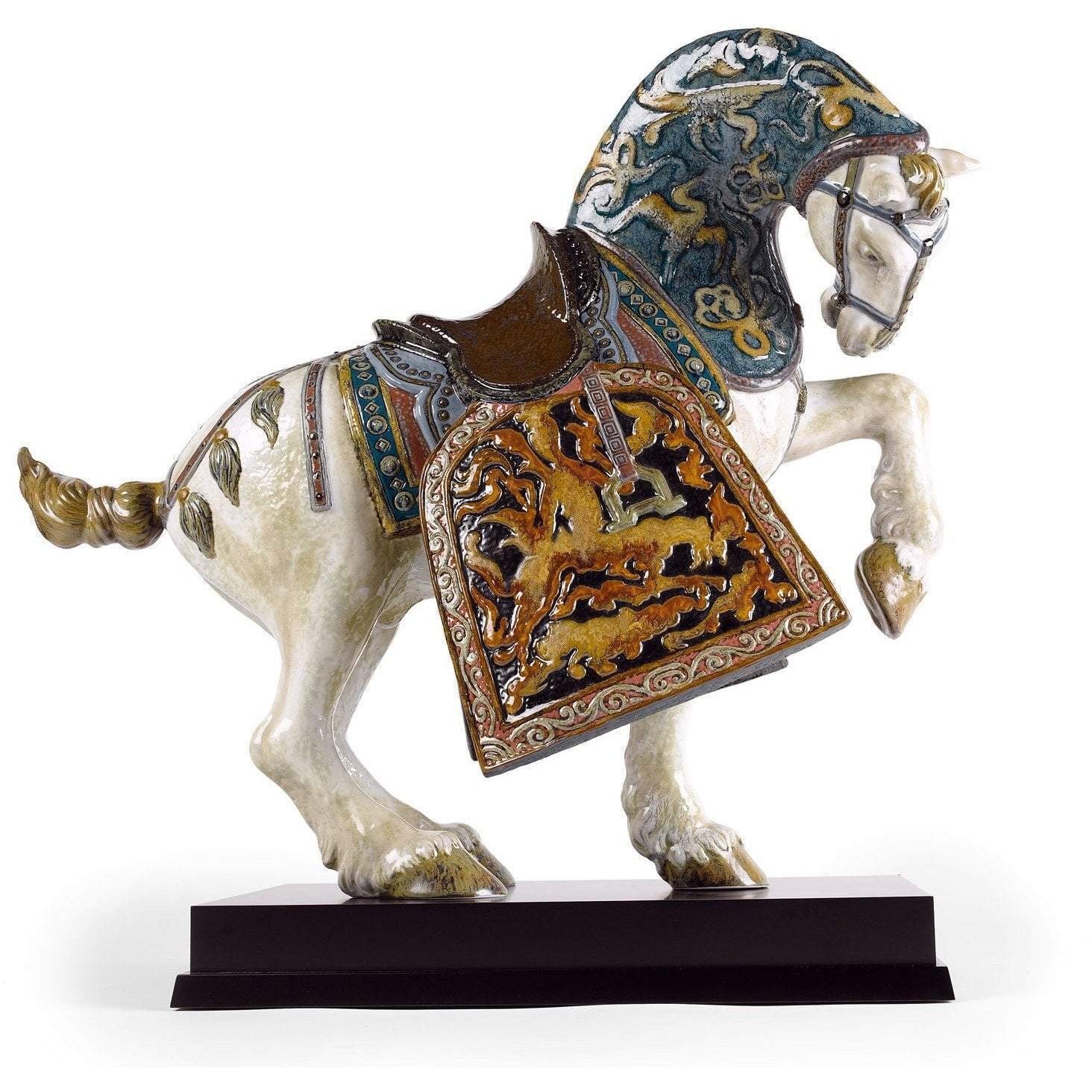 Lladro Oriental Horse Glazed Figurine 01001943
