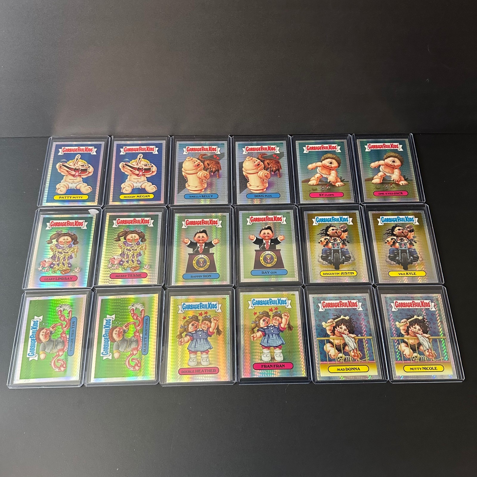 GARBAGE PAIL KIDS CHROME 2 COMPLETE PRISM REFRACTOR 110 CARD SET