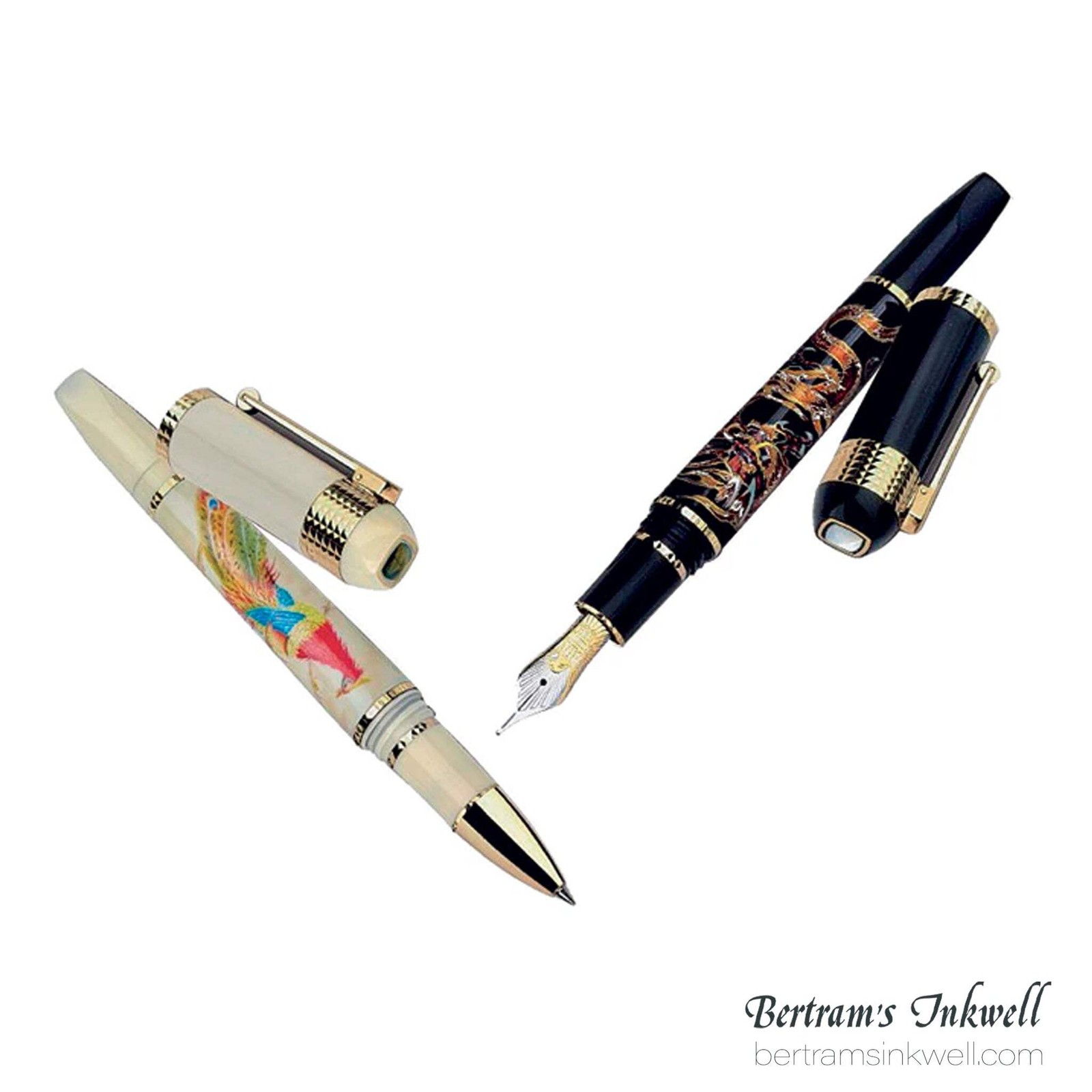 Tibaldi by Montegrappa Draco et Phoenix Limited Edition Pens, 2007 Tibaldi by Montegrappa Draco et Phoenix Limited Edition Pens, 2007
