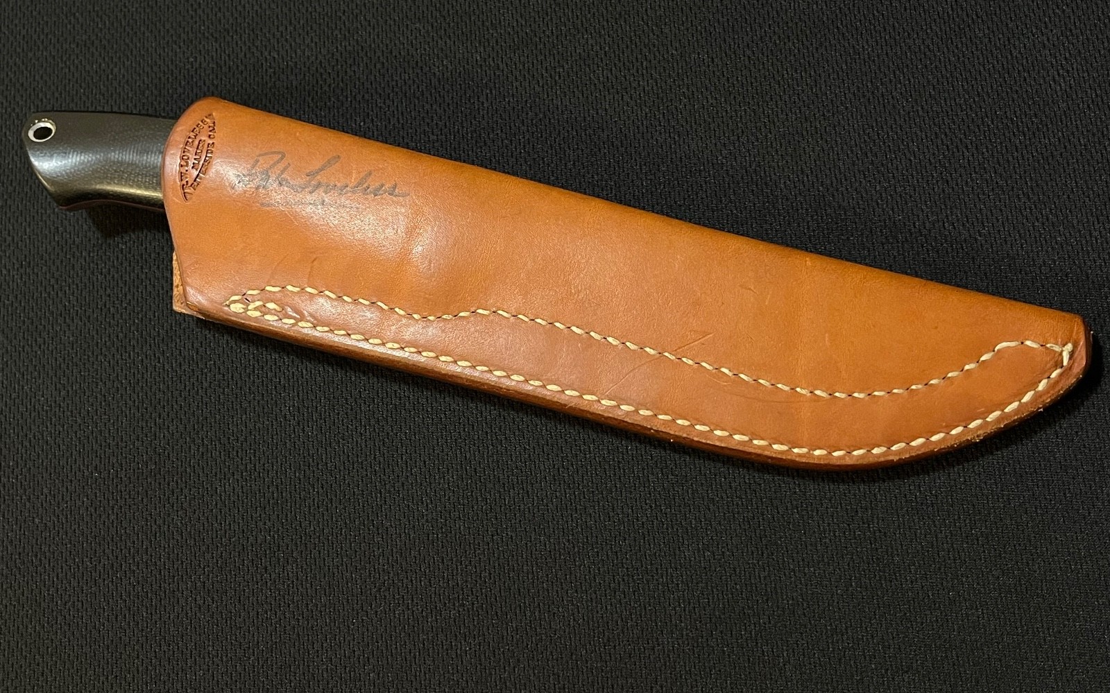 Double Nude Loveless Knife -Bob RW -10 3/8