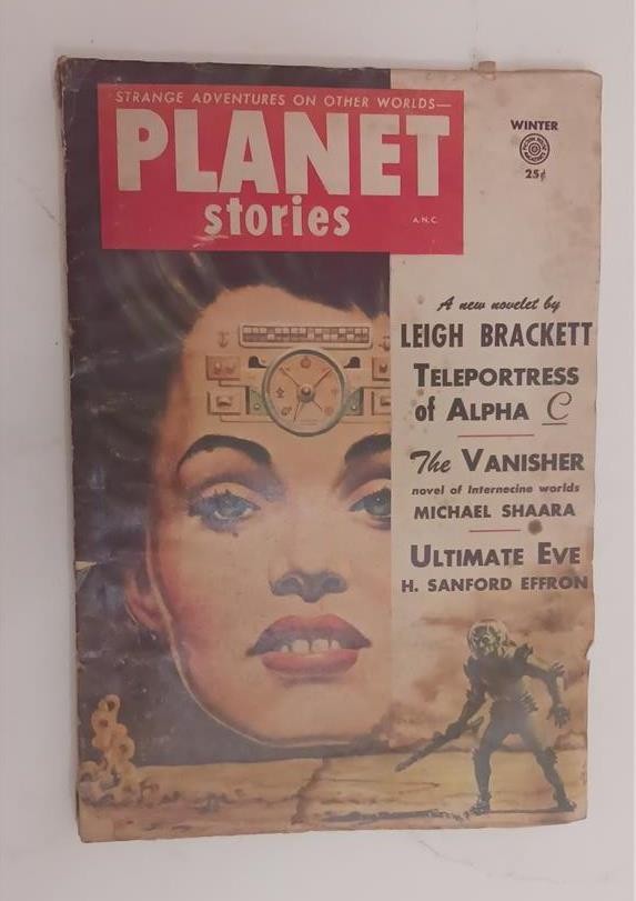 PLANET STORIES PULP WINTER 1955 LEIGH BRACKETT MICHAEL SHAARA RAYMOND E BANKS