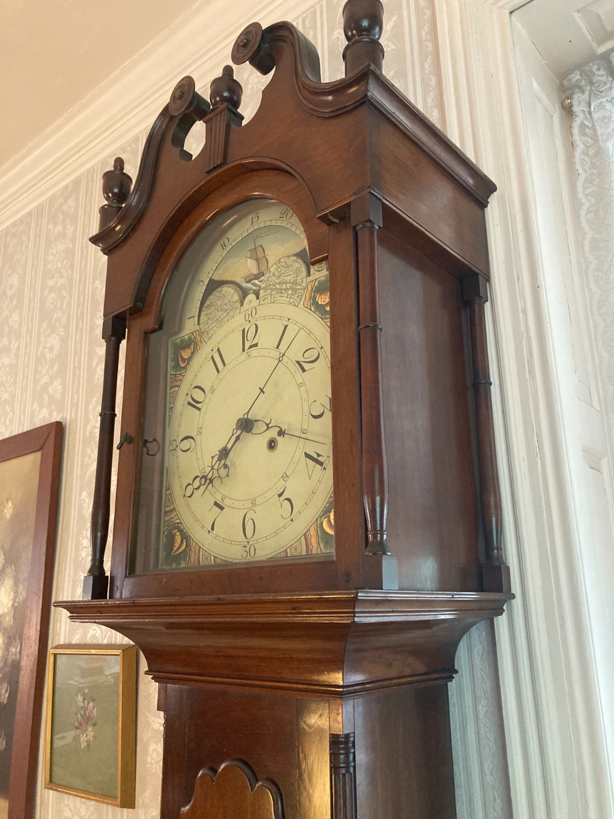 206-yr-old tall-case/grandfather clock (1820) 206-yr-old tall-case/grandfather clock (1820)