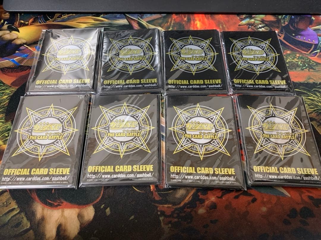 Zatch Bell Gold Sleeves Card Game Unopened 80 Count YuGiOh Size Rare Prize Zatch Bell Gold Sleeves Card Game Unopened 80 Count YuGiOh Size Rare Prize