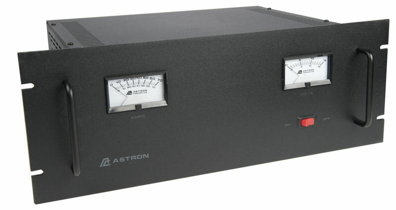 Astron Rm60M Astron - Rm60M 60 Amp Rack Mount Metered Linear Power Supply