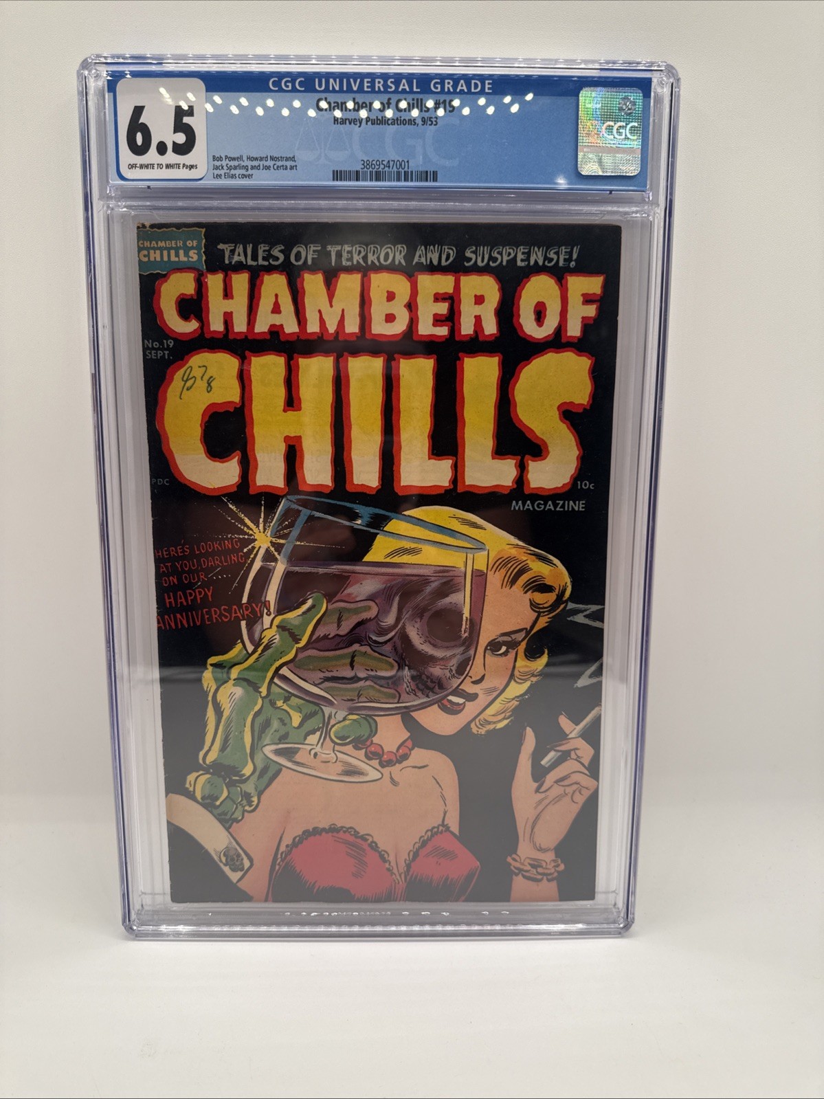 Chamber of Chills 19 cgc 6.5 Off White To White Pages