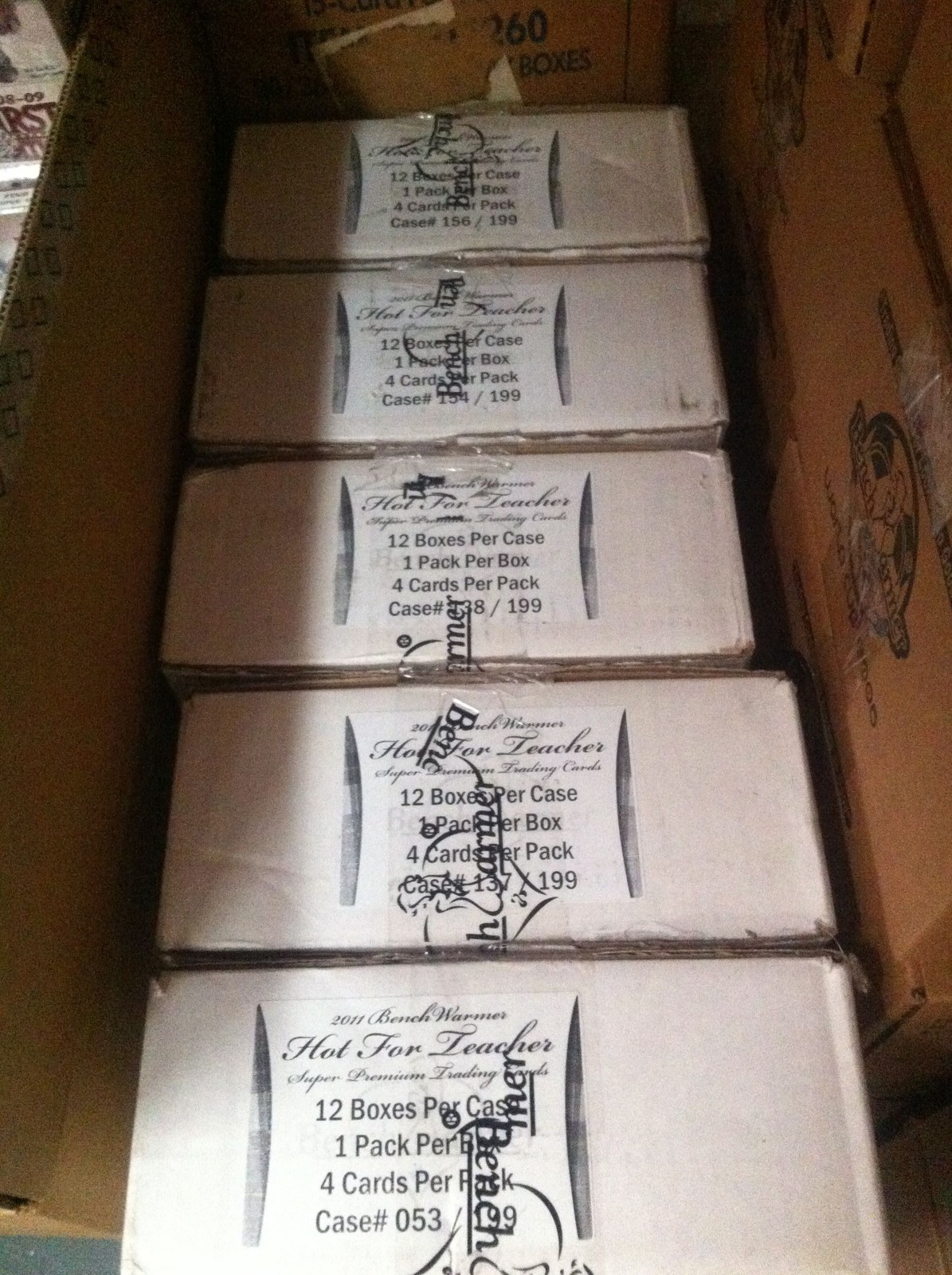 2011 BENCHWARMER HOT FOR TEACHER SEALED CASE (12 BOX): 48x AUTO/HAIR/KISS/SWATCH 2011 BENCHWARMER HOT FOR TEACHER SEALED CASE (12 BOX): 48x AUTO/HAIR/KISS/SWATCH