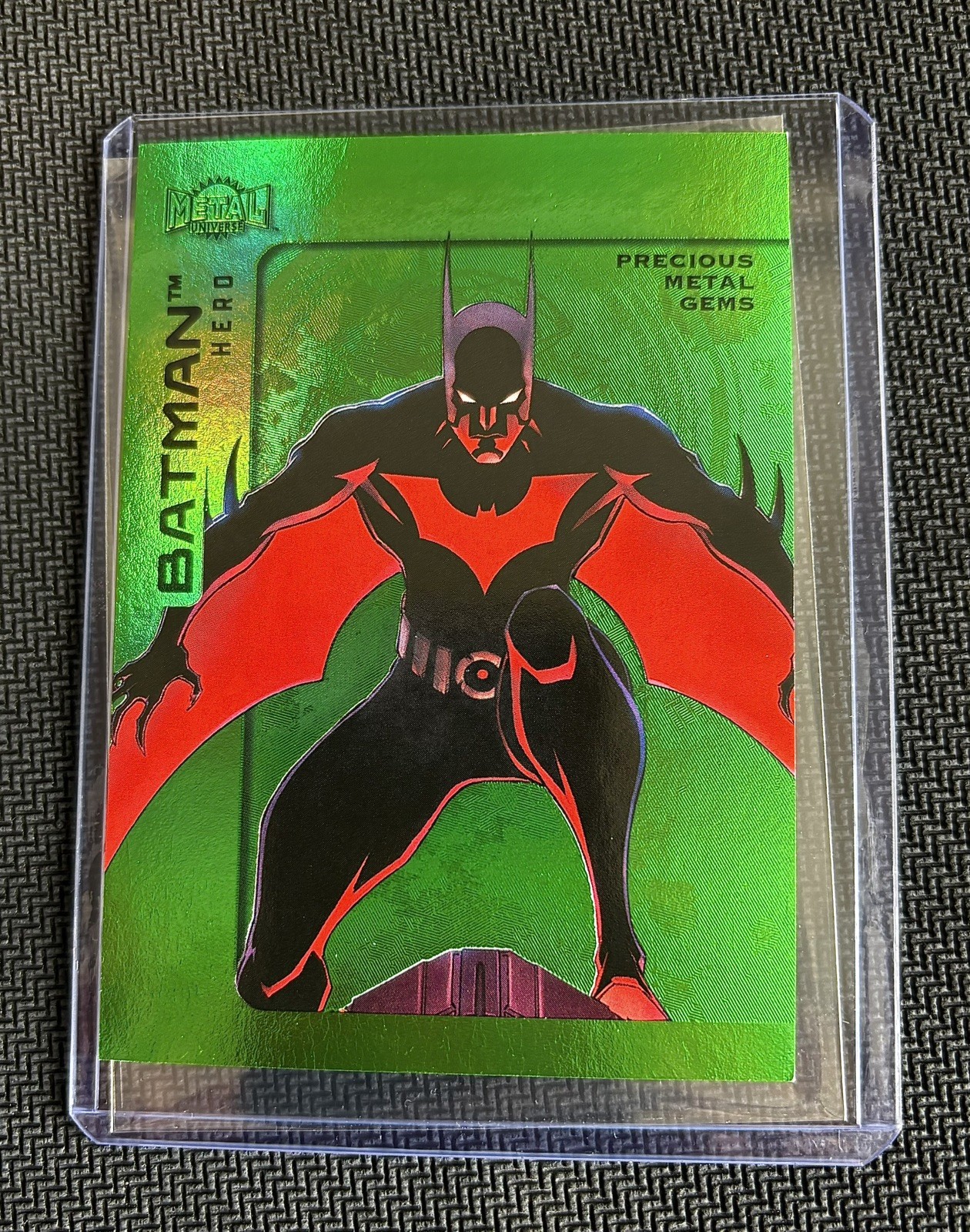 2025 Skybox Metal Universe Green PMG Batman (Terry McGinnis) #78 Pack Fresh