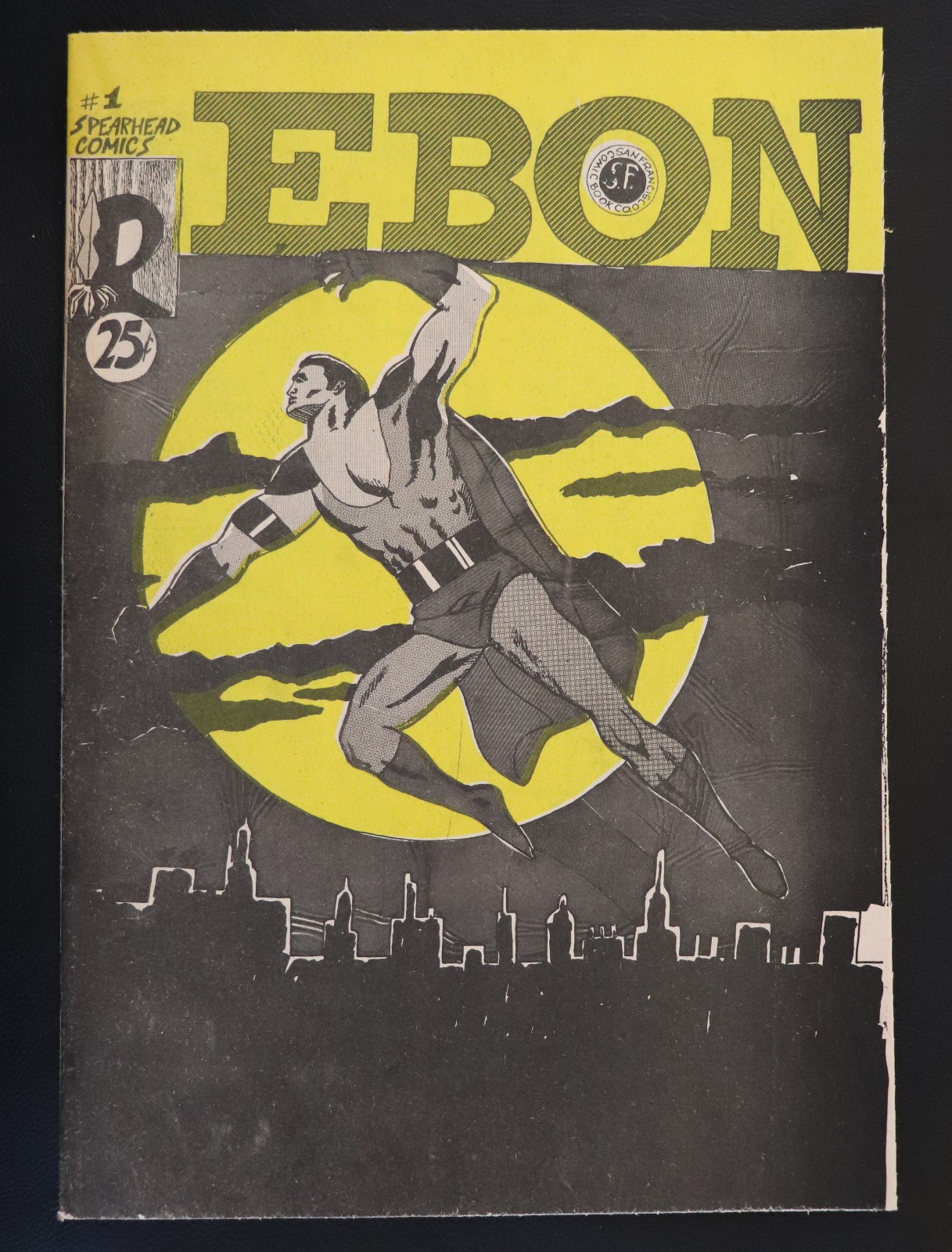 EBON 1 Underground Comix DON DONAHUE FILE COPY NM+ 9.4 1st Black Superhero Comic EBON 1 Underground Comix DON DONAHUE FILE COPY NM+ 9.4 1st Black Superhero Comic