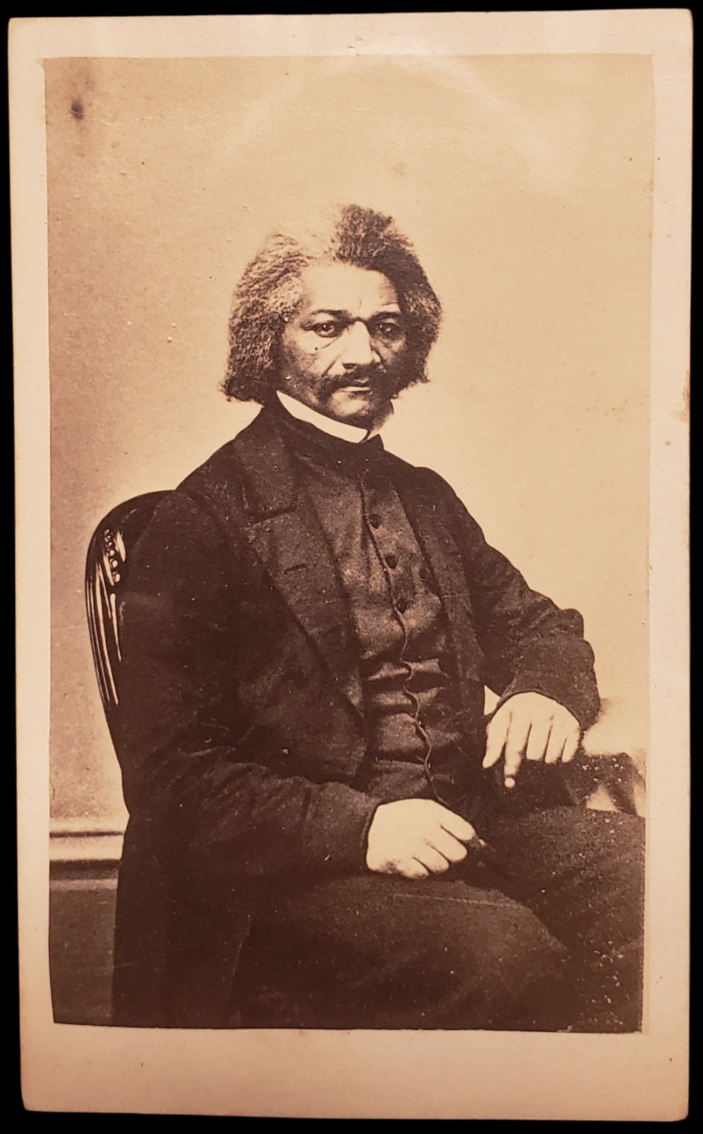 FREDERICK DOUGLASS BLACK HISTORY 1864 FASSETT ALSO PHOTOGRAPHED ABRAHAM LINCOLN