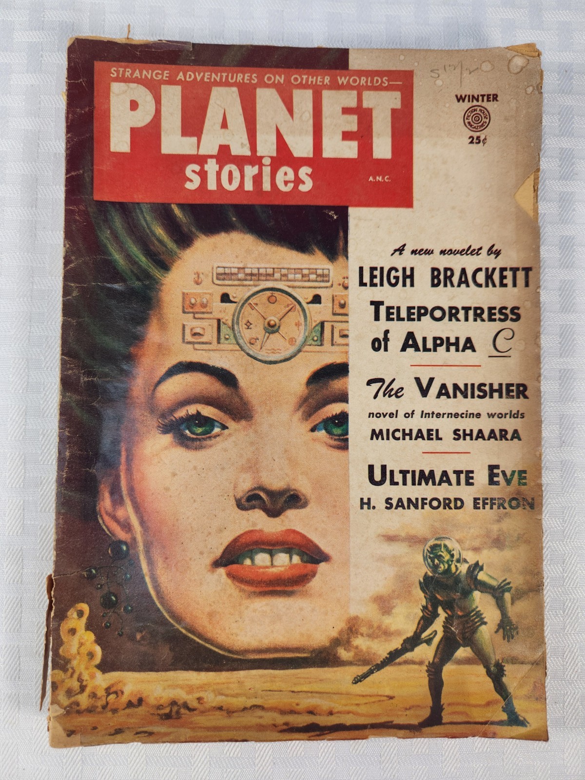 PLANET STORIES PULP WINTER 1955 LEIGH BRACKETT MICHAEL SHAARA RAYMOND E BANKS