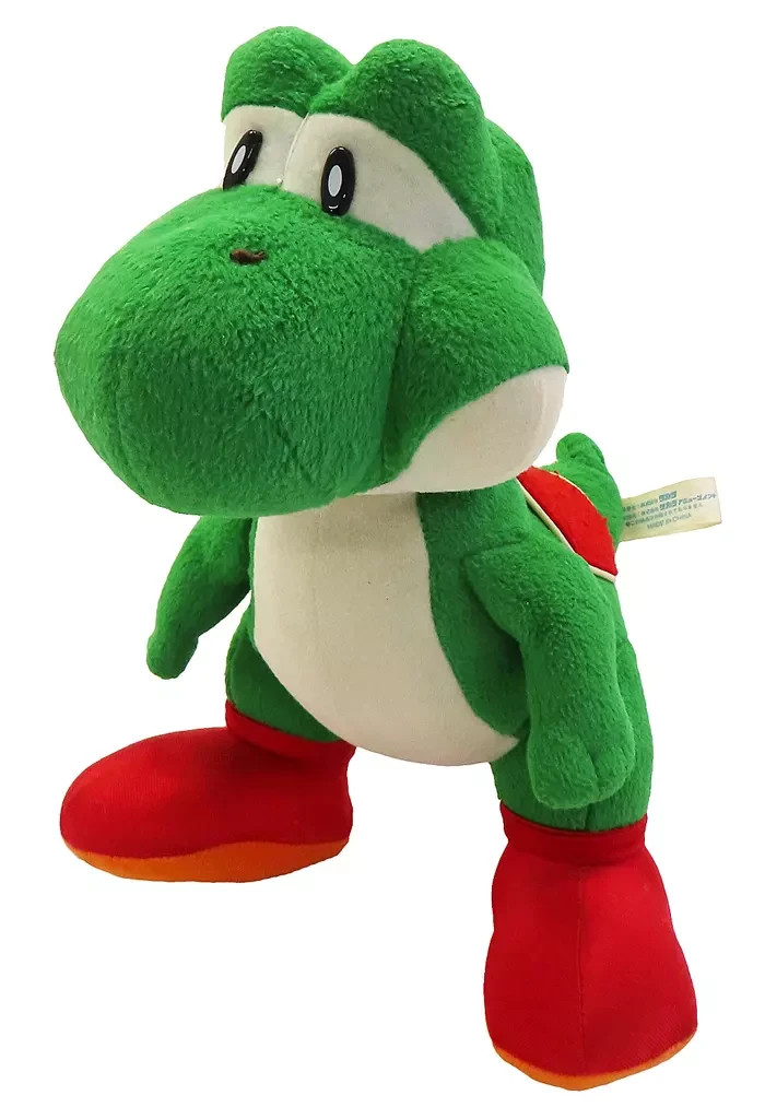Super Mario RPG 1995 Yoshi Plush Doll TAKARA Nintendo RARE 9.84 Super Mario RPG 1995 Yoshi Plush Doll TAKARA Nintendo RARE 9.84