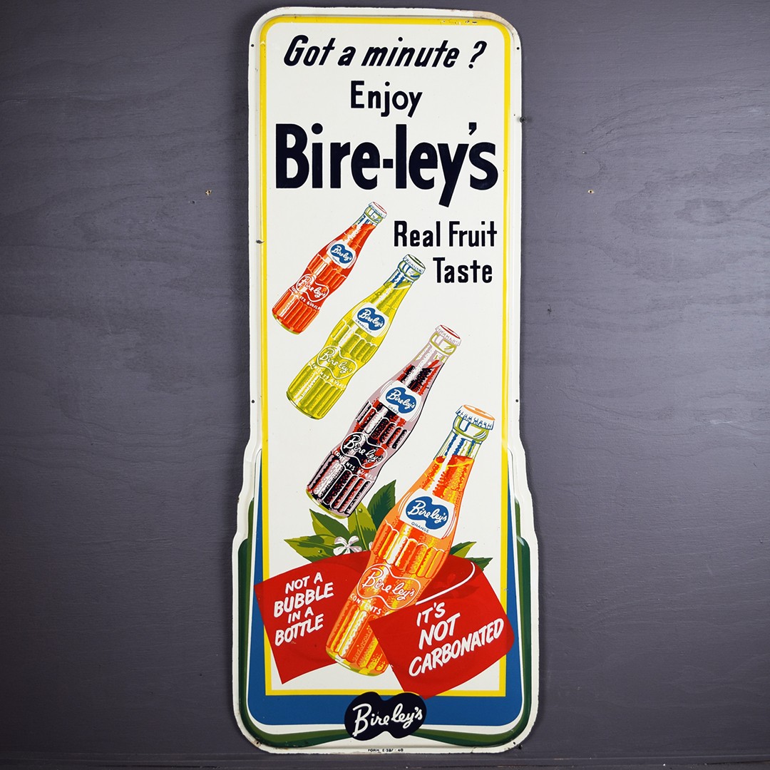 Enjoy Bire-ley's Real Fruit Taste Embossed Sign Got A Minute Enjoy Bire-ley's Real Fruit Taste Embossed Sign Got A Minute