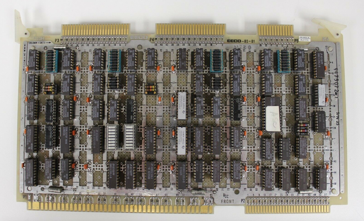NASA JPL DSIF DSN VCC EECO-80-01 WIRE WRAP ASSY CIRCUIT BOARD VINTAGE 133384 85A NASA JPL DSIF DSN VCC EECO-80-01 WIRE WRAP ASSY CIRCUIT BOARD VINTAGE 133384 85A