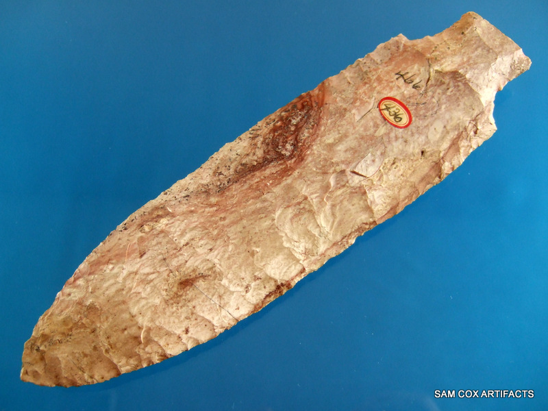 Super Fine Massive Authentic 8 Inch MO Benton Point Pictured Arrowheads SCA COA Super Fine Massive Authentic 8 Inch MO Benton Point Pictured Arrowheads SCA COA