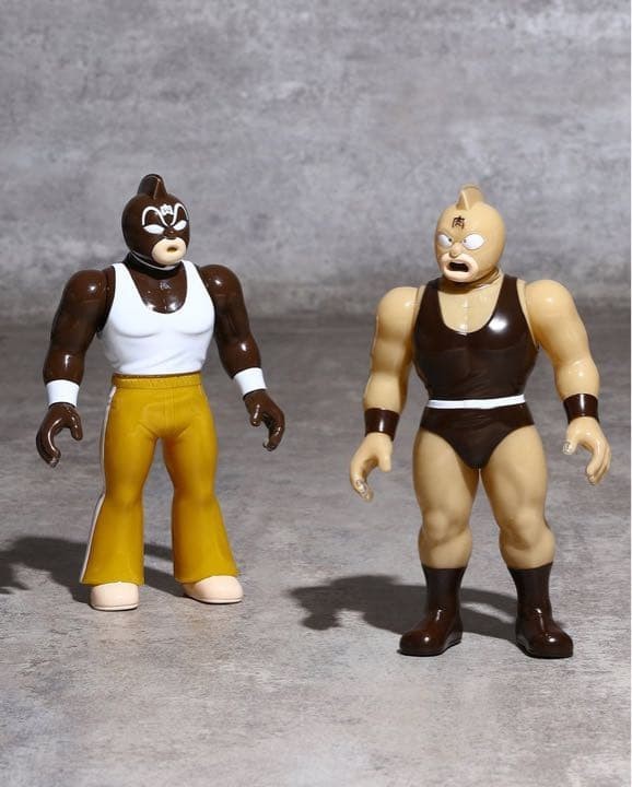 NSC Kinnikuman Figure BAIT Nostalgic Sofvi Clear Sepia Ver 2 Pack Special NSC Kinnikuman Figure BAIT Nostalgic Sofvi Clear Sepia Ver 2 Pack Special