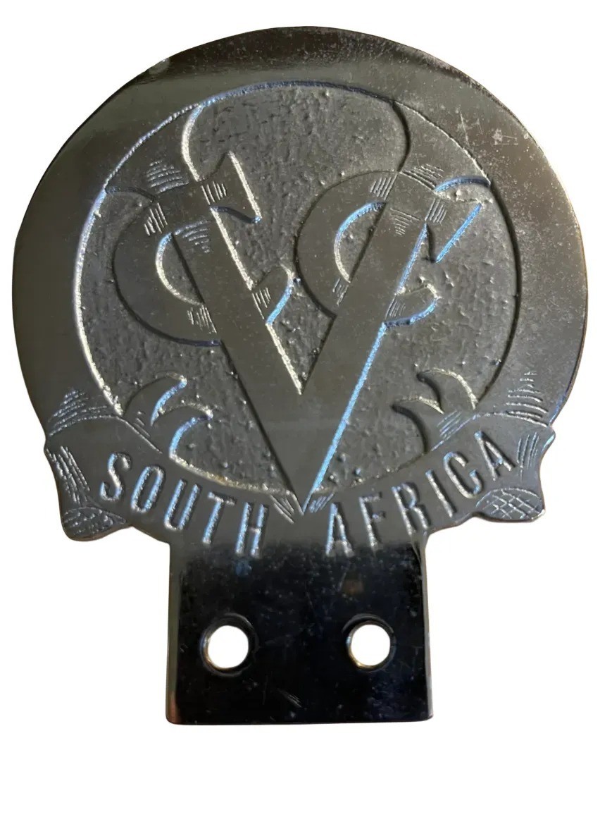 Badge automobile auto car club South Africa Vintage Car Club VCC South African Badge automobile auto car club South Africa Vintage Car Club VCC South African