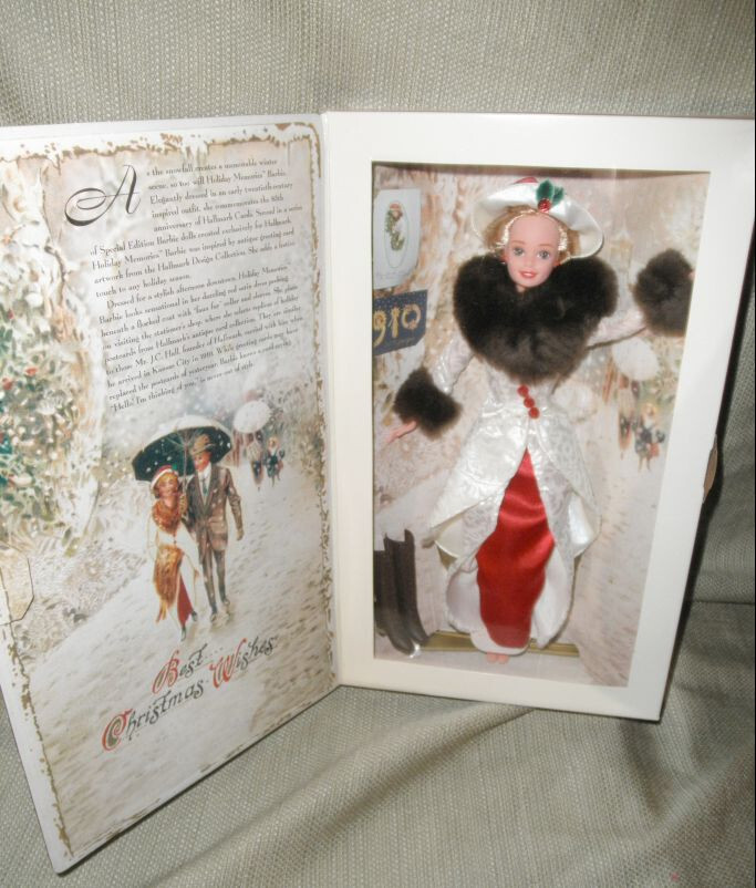 NEW VINTAGE 1995, by MATTEL #14106, BARBIE HALLMARK SPECIAL ED. HOLIDAY MEMORIES NEW VINTAGE 1995, by MATTEL #14106, BARBIE HALLMARK SPECIAL ED. HOLIDAY MEMORIES