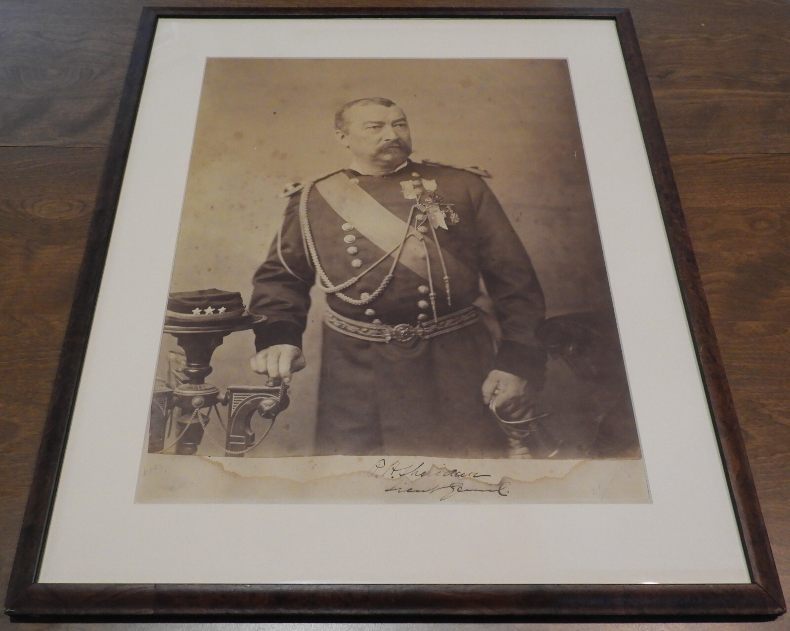 Philip H. Sheridan - Massive Photograph Signed - 19 by 15 Inches - Union General