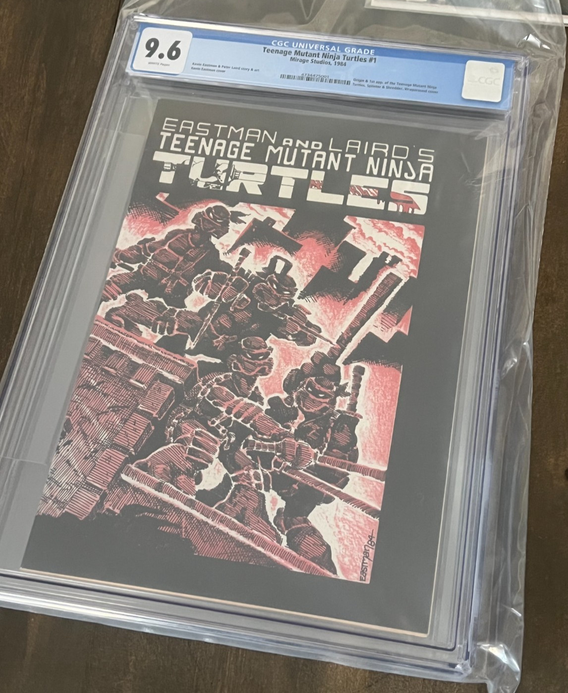 π₯ Teenage Mutant Ninja Turtles # 1 CGC 9.6 1984 Near Mint + 1st Print TMNT π₯ π₯ Teenage Mutant Ninja Turtles # 1 CGC 9.6 1984 Near Mint + 1st Print TMNT π₯