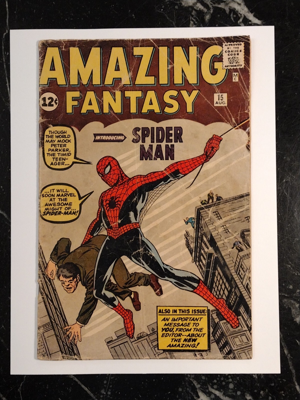 Amazing Fantasy #15  VG  4.0  HOLY GRAIL 1962 Solid Book-See Pix HOT🔥KEY🗝️RARE