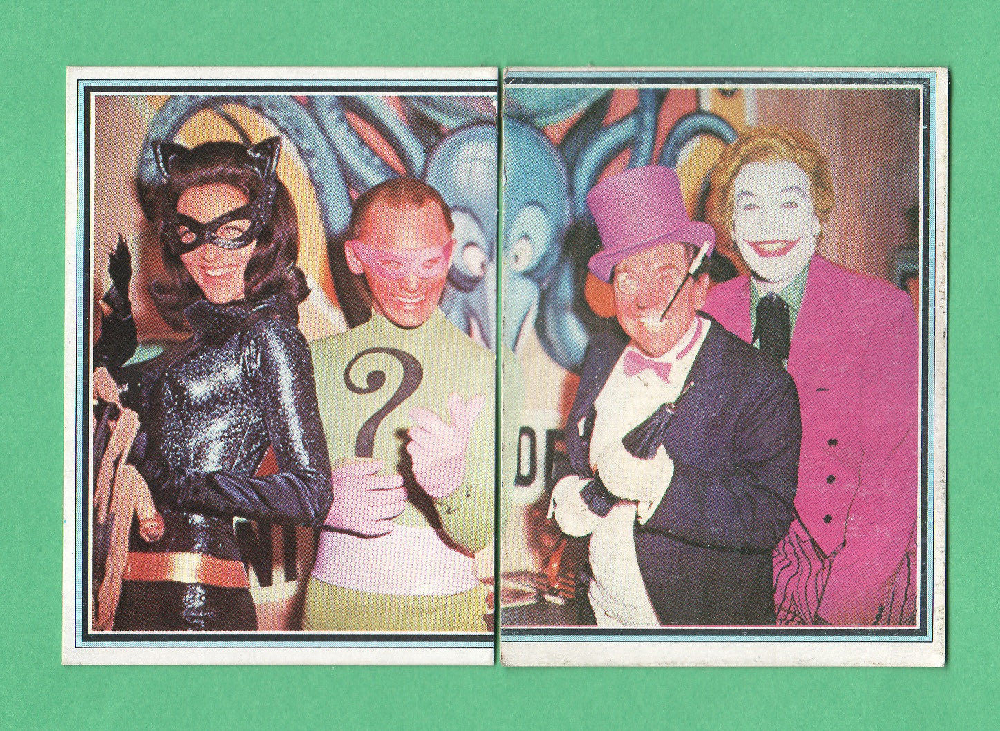 1978 Telestars Batman Villains,Catwoman,Riddler,Pengion,Joker 1978 Telestars Batman Villains,Catwoman,Riddler,Pengion,Joker