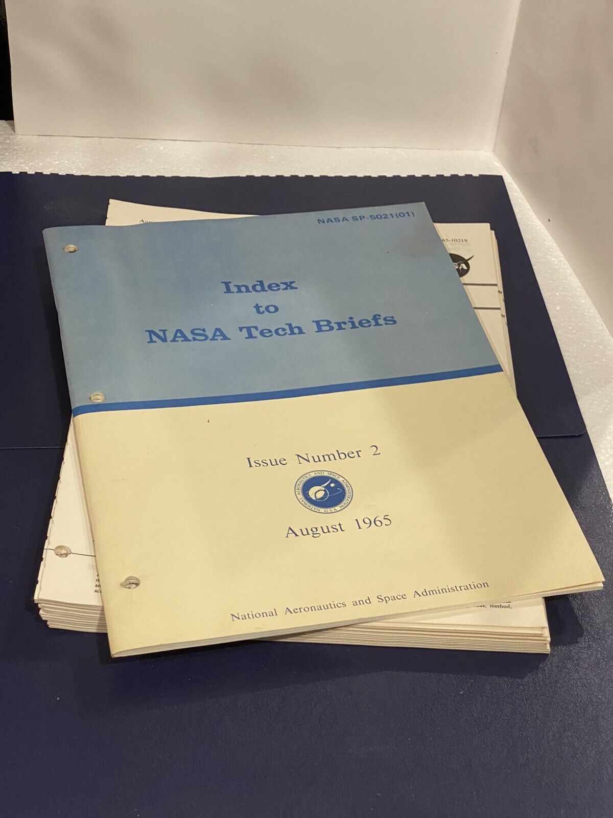 Index to NASA’s Tech Briefs, issue 2, August  1965 14 separate booklets