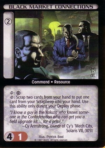 Black Market Connections - Counterstrike - Battletech CCG Black Market Connections - Counterstrike - Battletech CCG