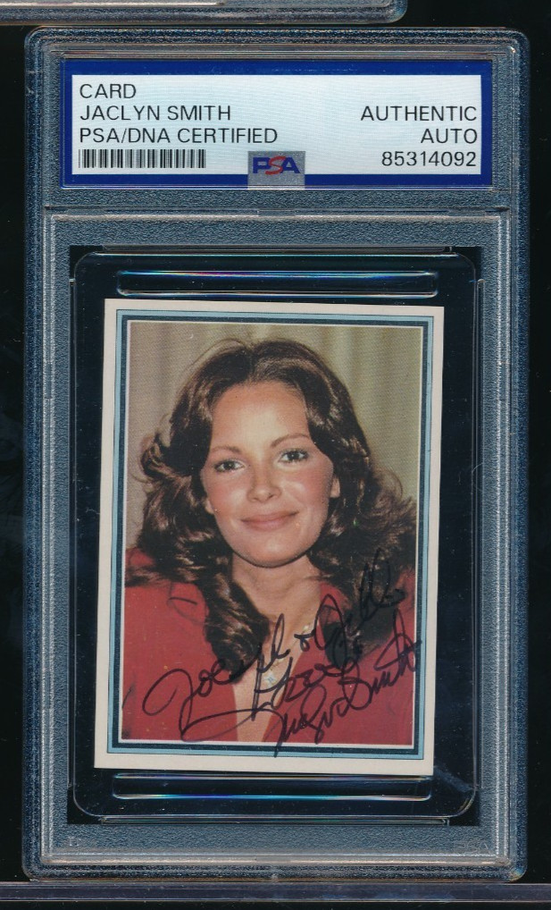 1978 Spanish Telestars #81 Jaclyn Smith signed auto autograph PSA/DNA very rare