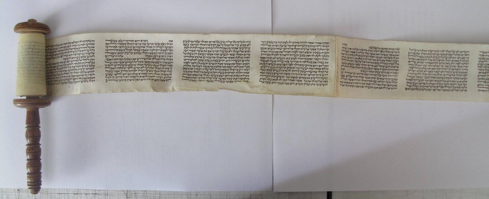 Megillah VINTAGE JUDAICA miniature Megilat Ester Biblical manuscript from India