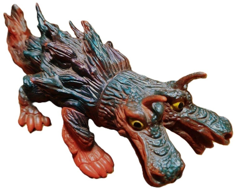 Rare 1970 Marusan Ultra Kaiju Volcanic Monster Baron Soft Vinyl Collectible JPN Rare 1970 Marusan Ultra Kaiju Volcanic Monster Baron Soft Vinyl Collectible JPN
