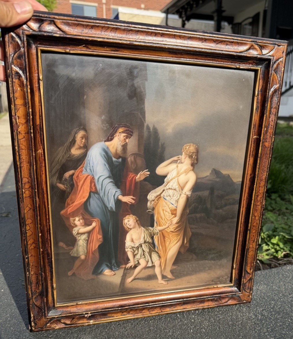 Wonderful Antique Large KPM porcelain Plaque Wonderful Antique Large KPM porcelain Plaque
